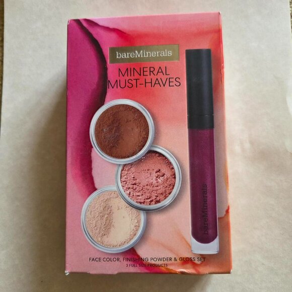 BARE MINERALS Must Haves All Over Face Color, Blush, Finishing Powder & Gloss - Picture 3 of 14